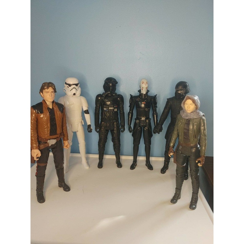 Lot of 6 Star Wars Figures 12 Inch